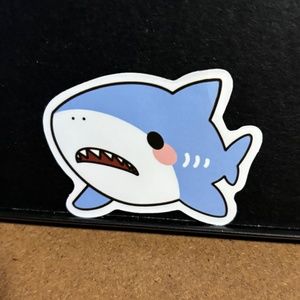 CUTE SHARK STICKER
